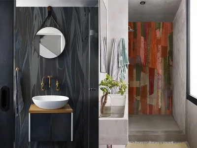 Collezione di carta da parati Wet System 2018 di Wall&Decor