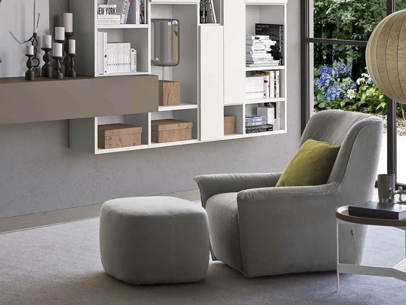 Soluzioni arredo soggiorno poltronaDialogo Pianca