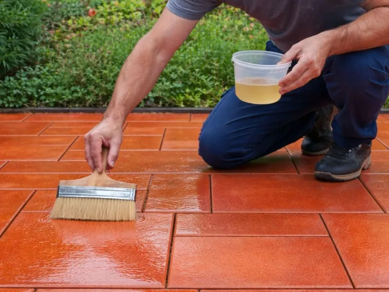 Applicazione barriera antivegetativa idrorepellente