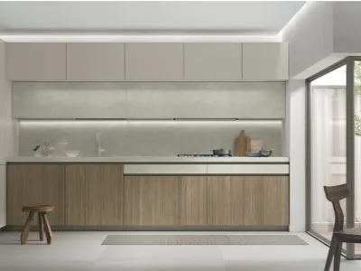 Cucina moderna Aliant di Stosa: la luce naturale valorizza il design