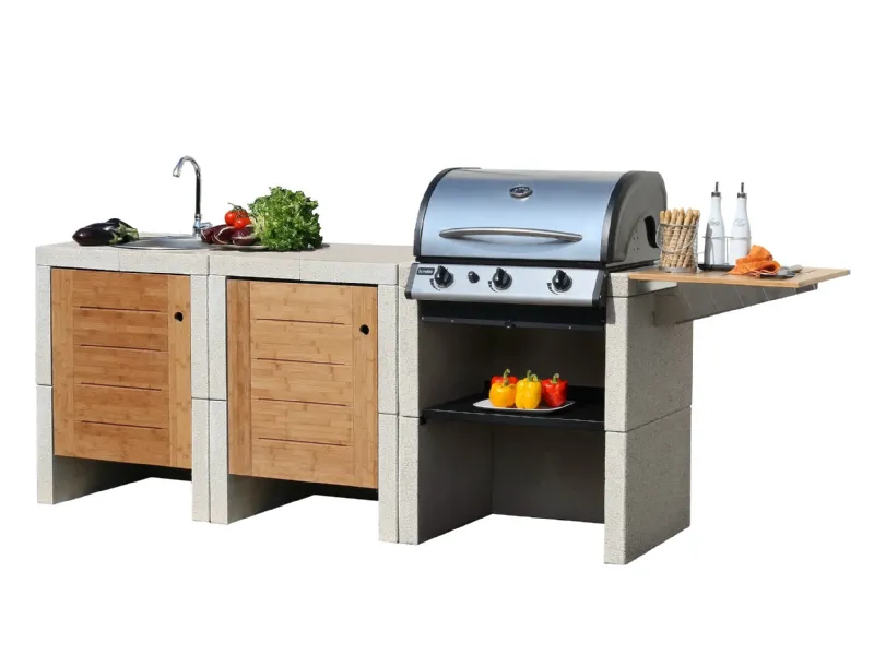 Installare barbecue in muratura