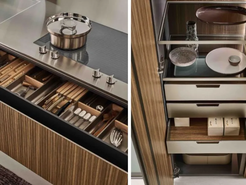 Attrezzature per cassetti cucina di Ernestomeda