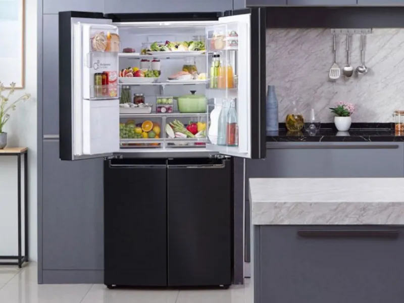 frigorifero a 4 porte Multidoor Slim da 83 cm di LG