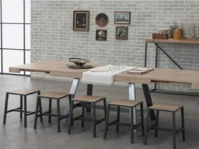 Il tavolo allungabile Madrid by Stosa Cucine si adatta ad ogni spazio