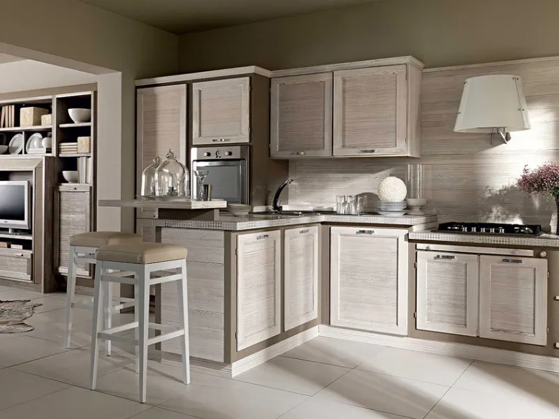 Cucina in muratura moderna