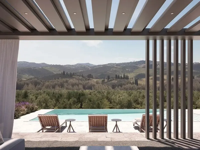 Pergola bioclimatica Carrera di Pratic