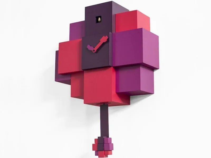 Choco, orologio a cucu in Mdf 