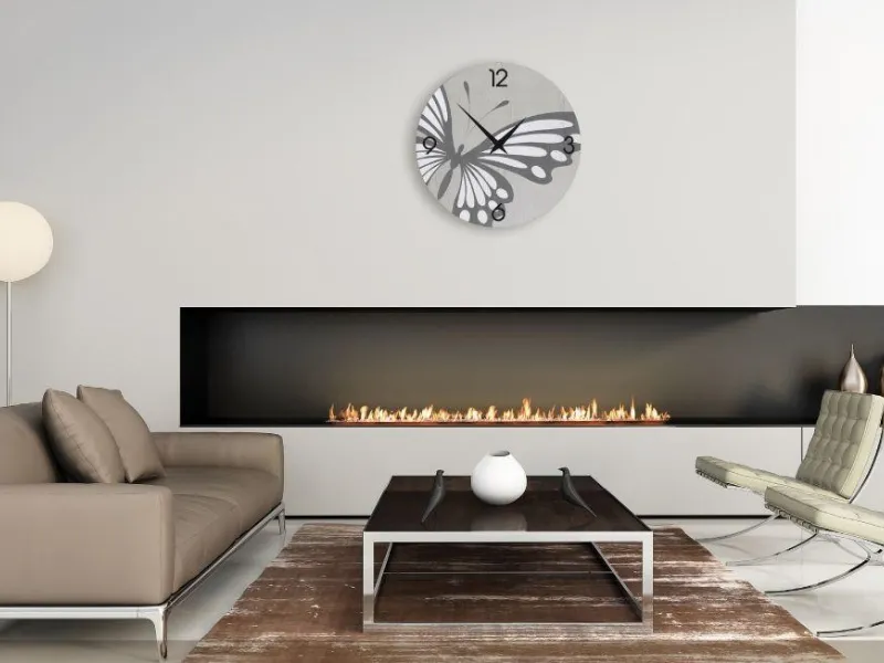 Orologio da parete Butterfly Warm