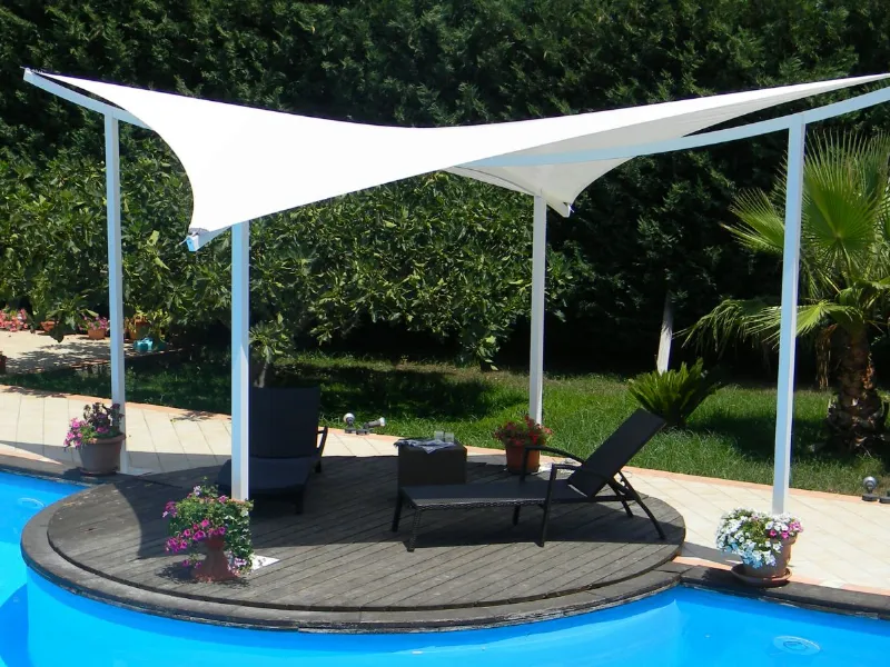 Vela di Sprech - Gazebo in acciaio