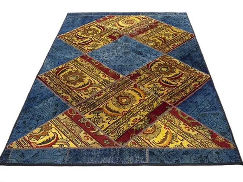 Un tappeto persiano patchwork proposto da Zarineh