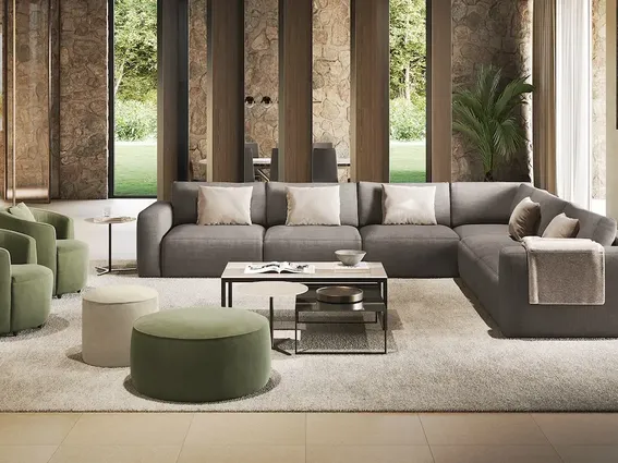 Febal Casa - Divano Parioli, composizione 01