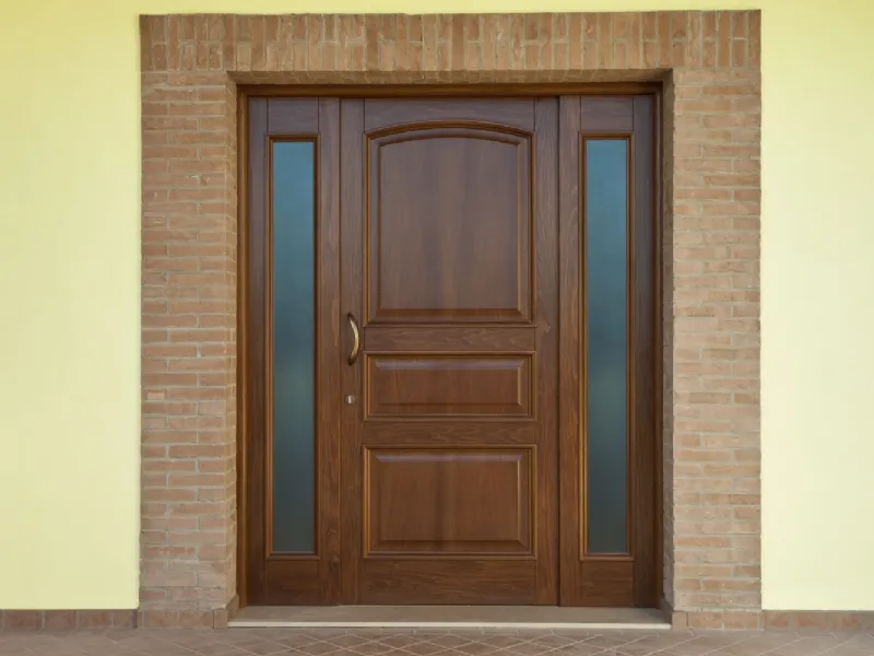 portone in legno