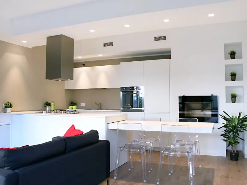 controsoffitto per cucina open space