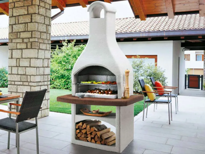 barbecue in muratura