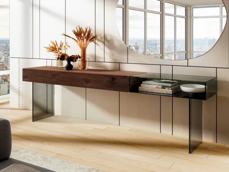 Consolle moderna 36e8 Glass di Lago