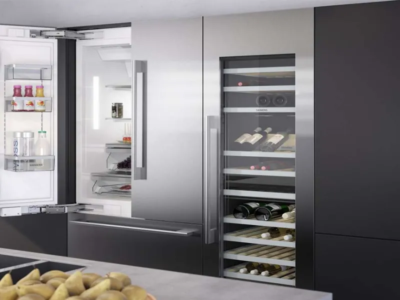 Elettrodomestici Siemens, frigorifero e cantina