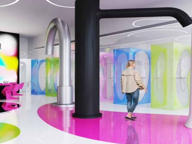 Le collezioni Kawa e Vita nel concept espositivo di Karim Rashid a Milano per CISAL Rubinetteria