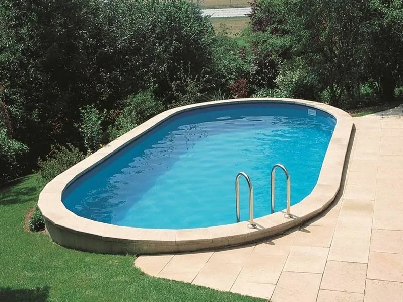 Piscina interrata Gre 730x375 cm, profondità 120 cm