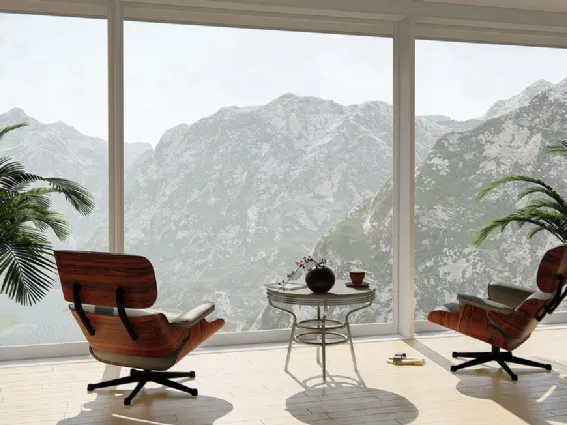 Tavolino e poltrone di design
