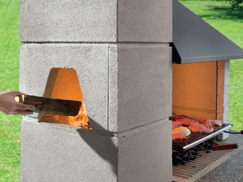 costruire un barbecue in muratura