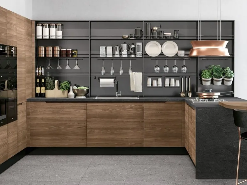 Cucina moderna modello Luna by Lube