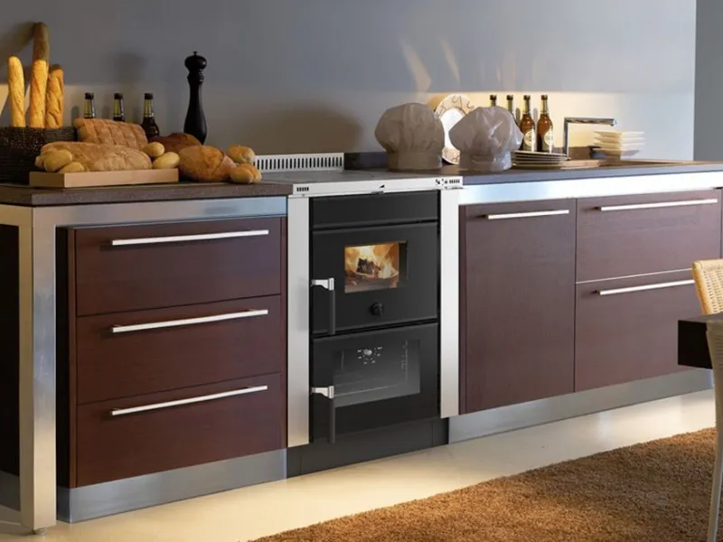 La termocucina da incasso Vincenzo Evo by La Nordica Extraflame