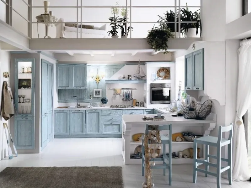 Modello cucina in muratura provenzale