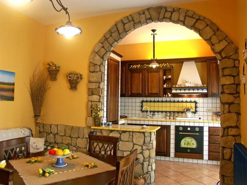 Esempio di cucina in muratura fai da te