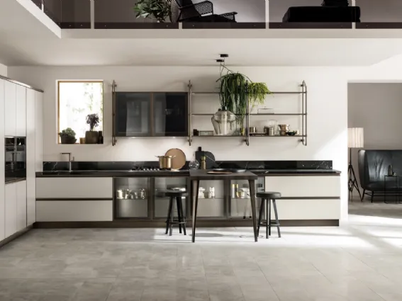 Cucina in stile moderno con isola Diesel di Scavolini