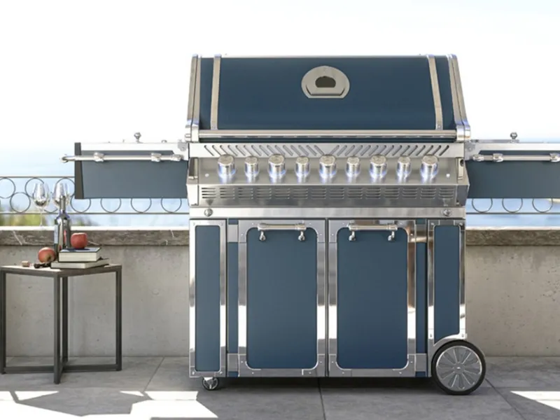 Barbecue a gas modello BBQ100 di Officine Gullo