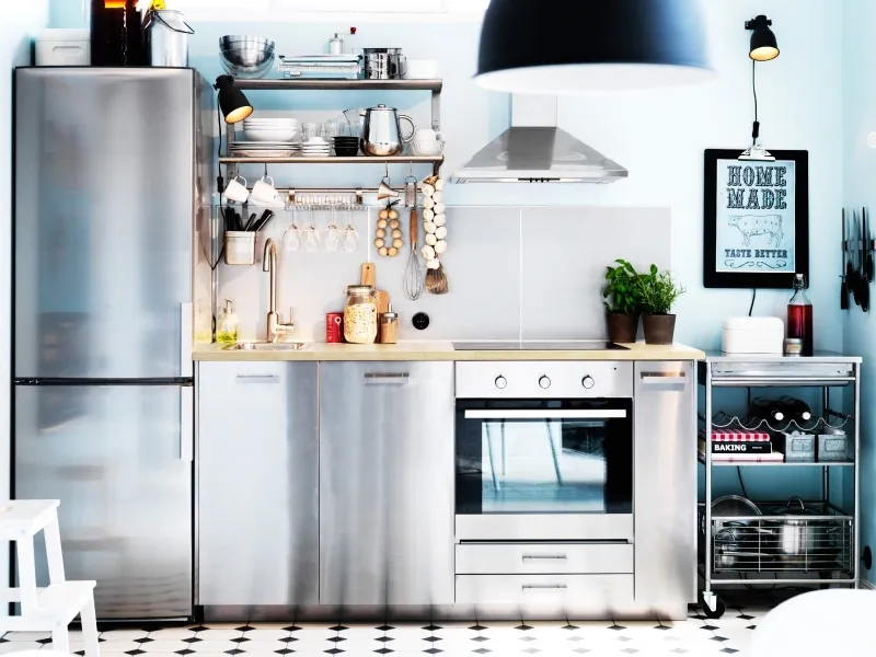 Modello di cucina componibile low cost di Ikea