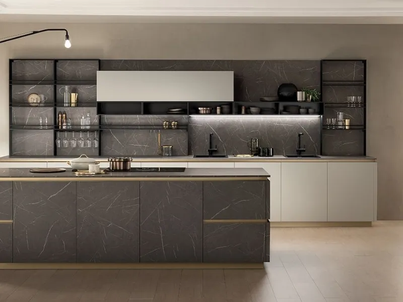 DeLinea di Scavolini, la sofisticata versione con isola