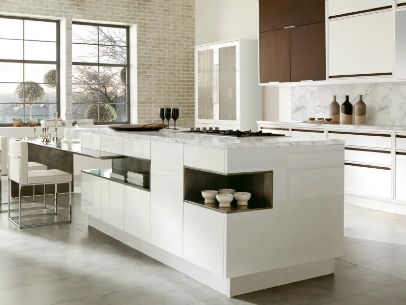 Cucina moderna con isola Timeline Aster