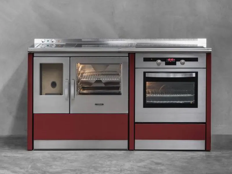 La cucina combinata a pellet Neos 155 PGE di J.Corradi