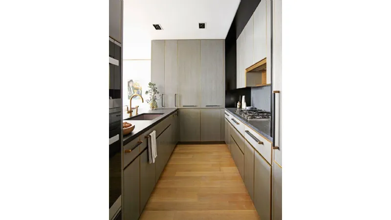 Le colonne sono adatte anche alle cucine piccole ad angolo
