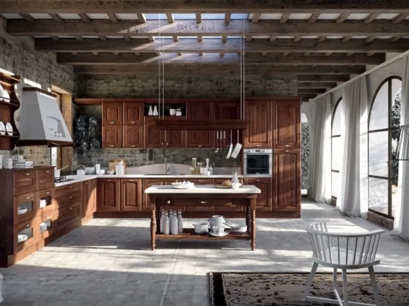 Cucine classiche ad angolo