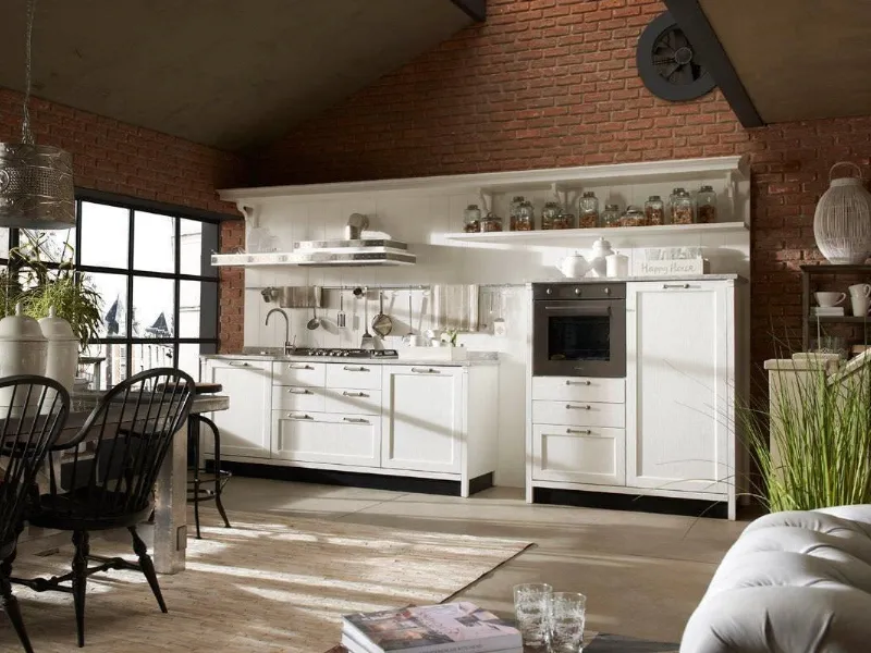 Cucina classica bianca
