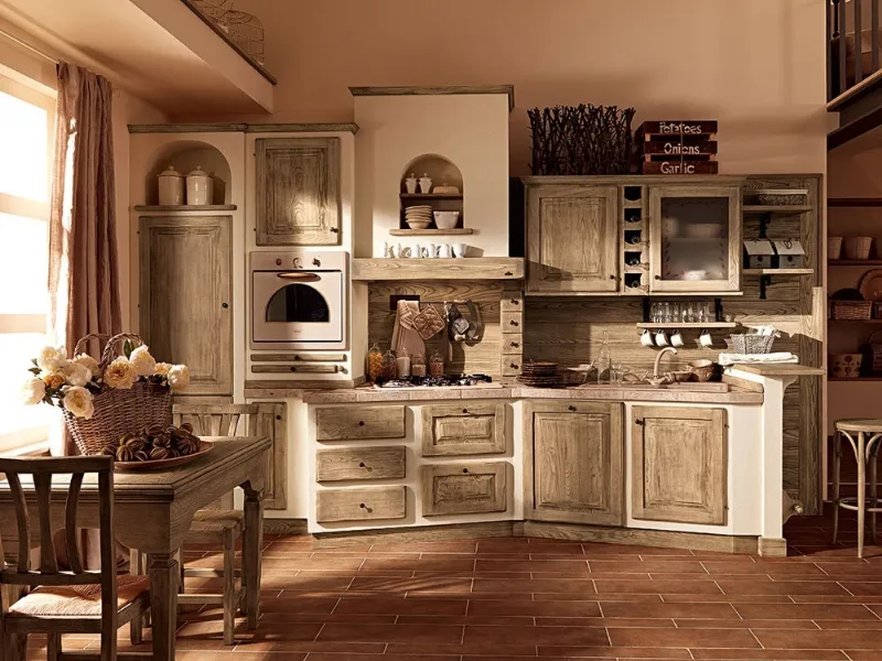 Cucina stile country chic
