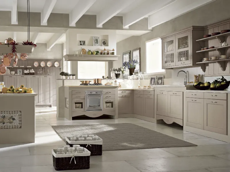 Cucina in muratura moderna