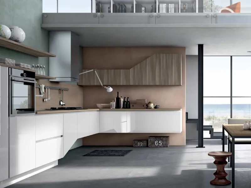 cucina in polimerico Stosa replay