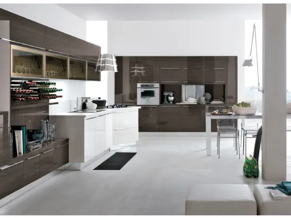 cucina moderna in polimerico stosa replay