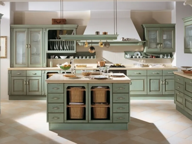 La cucina in stile country di Scavolini