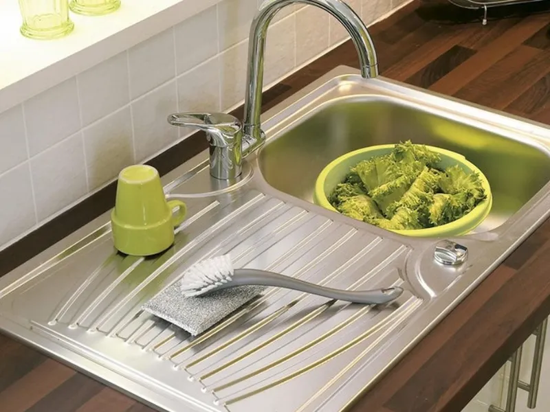 Lavello in acciaio inox - una vasca
