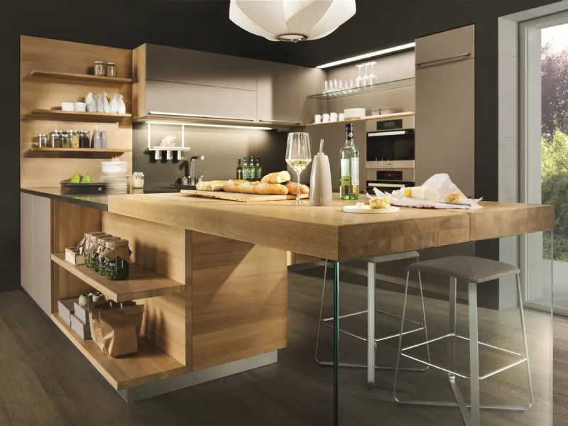 cucina in legno Linee di Team 7