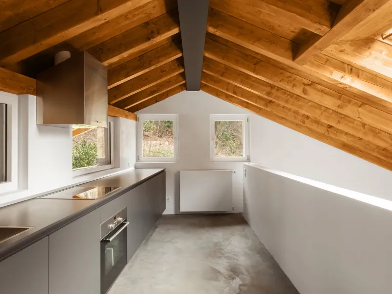 Come realizzare la cucina in mansarda