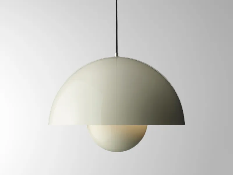 Lampada Flower Pot di Verner Panton