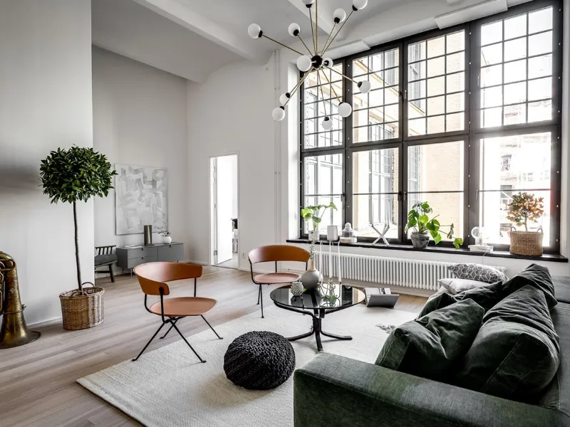 Mood industrial e nordico si incontrano con stile nell’open space