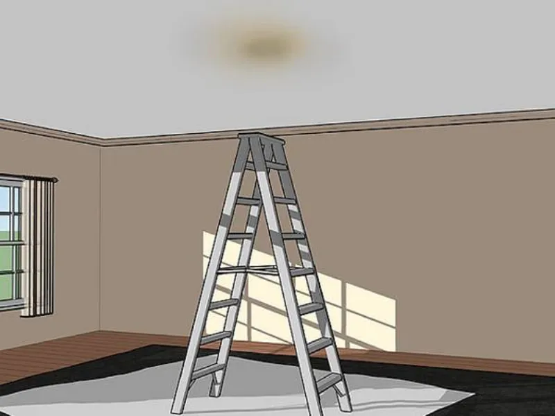 Come pulire il fumo dal soffitto
