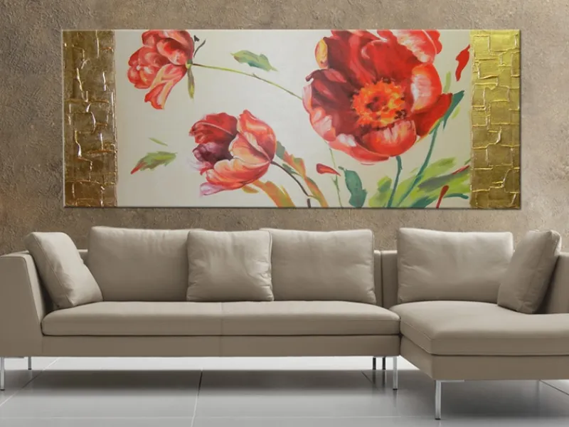 dipinto ad olio in arredo moderno