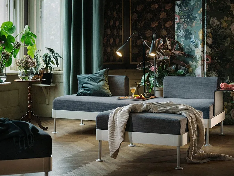 Divano in tessuto Delaktig di Ikea